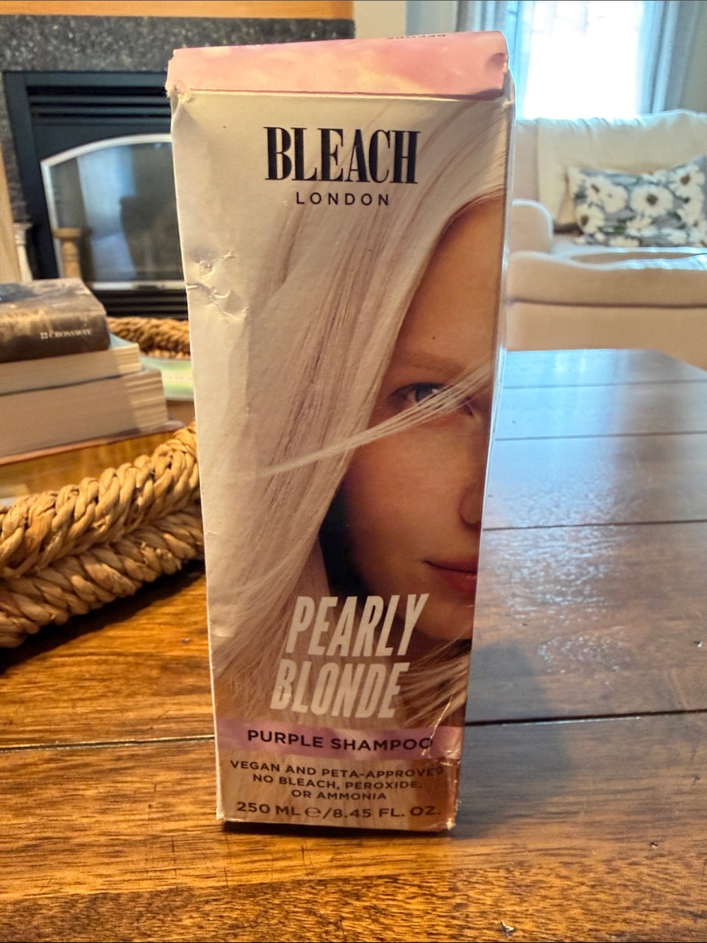 Bleach London Pearly Blonde Purple Shampoo Toner Brighten Vegan No Bleach
